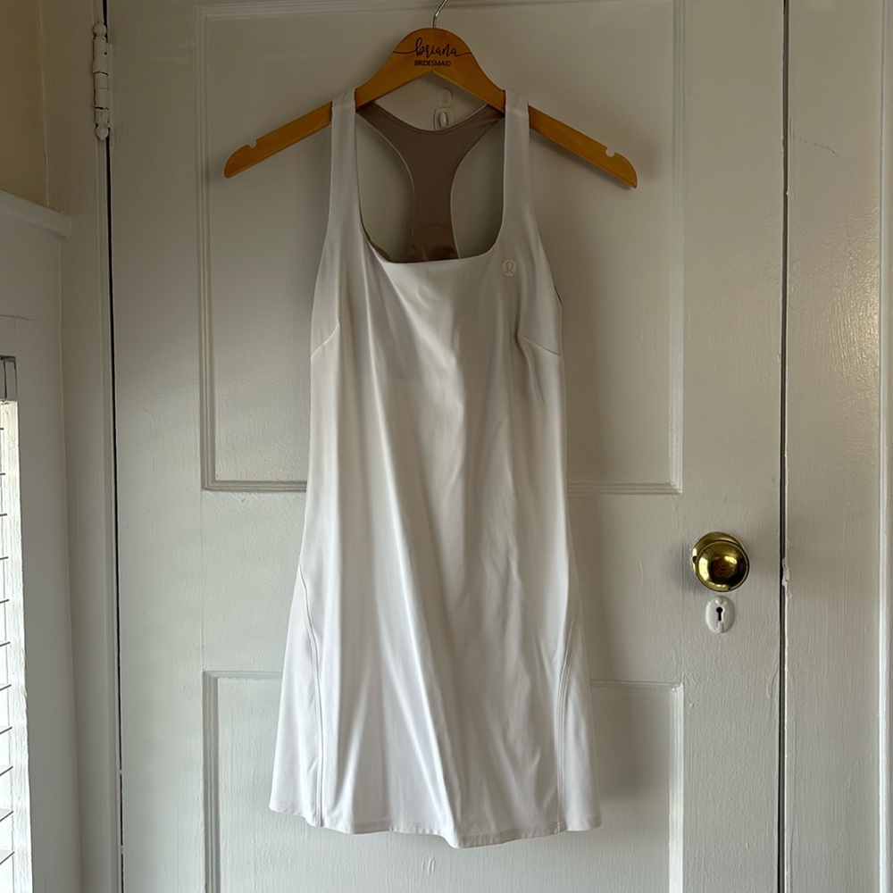 White Lululemon tennis dress